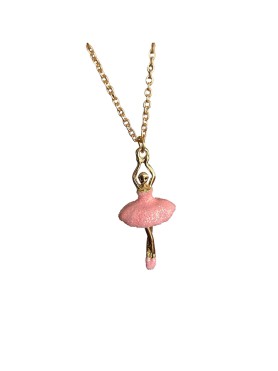 COLLAR BAILARINA TUTU ROSA