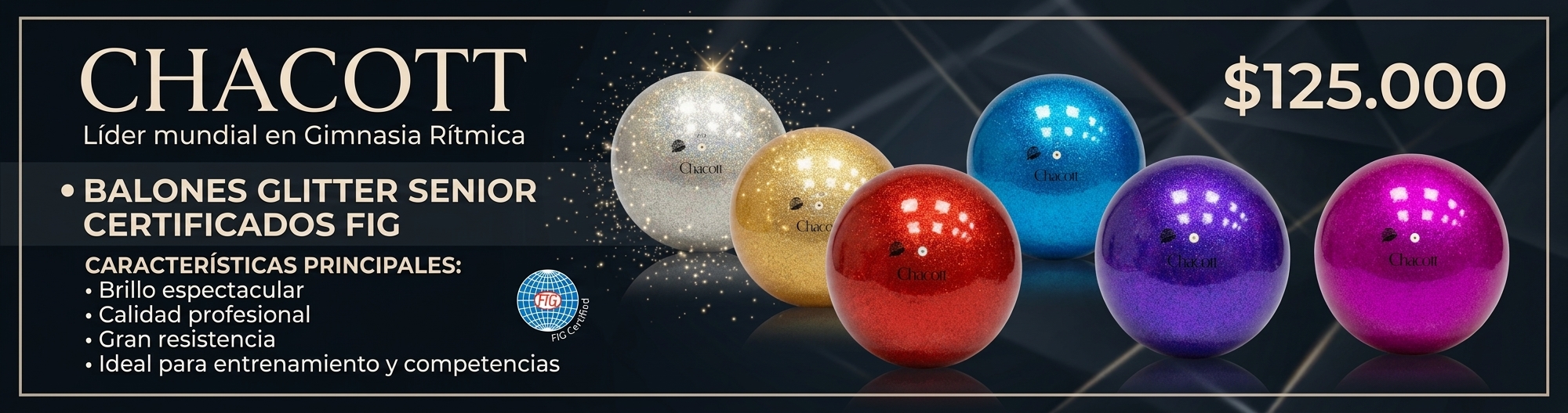 CHACOTT GLITTER Slide background